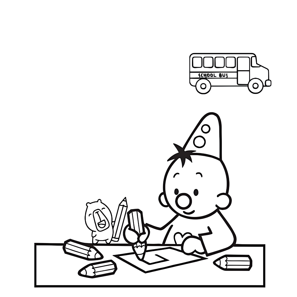 disegno da colorare bumba gratis