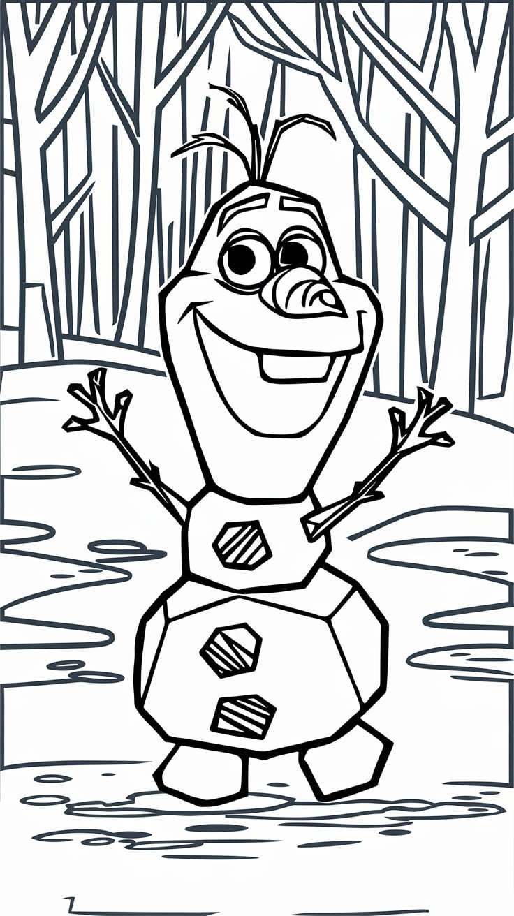 anna frozen da colorare