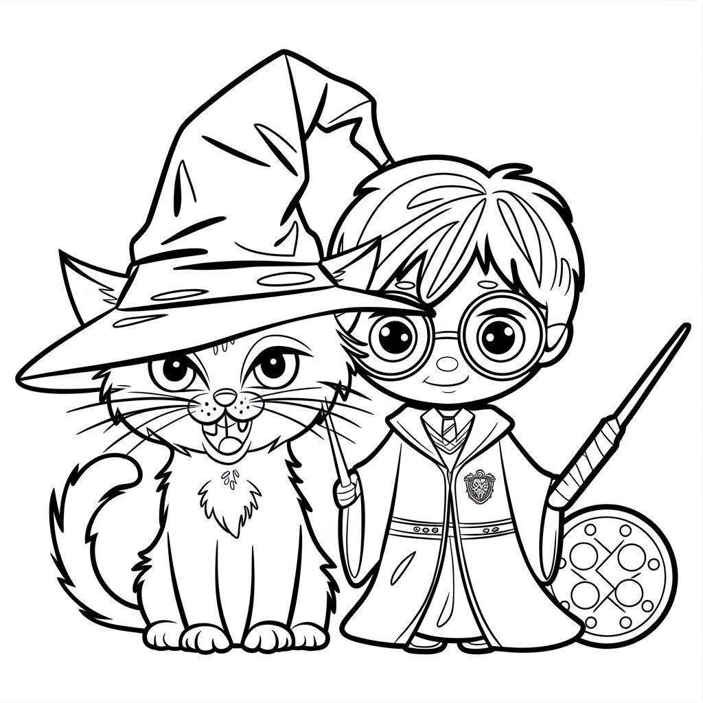 disegni da colorare harry potter