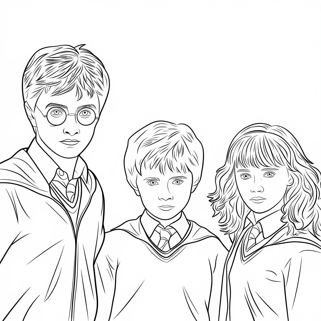 disegni da colorare di harry potter