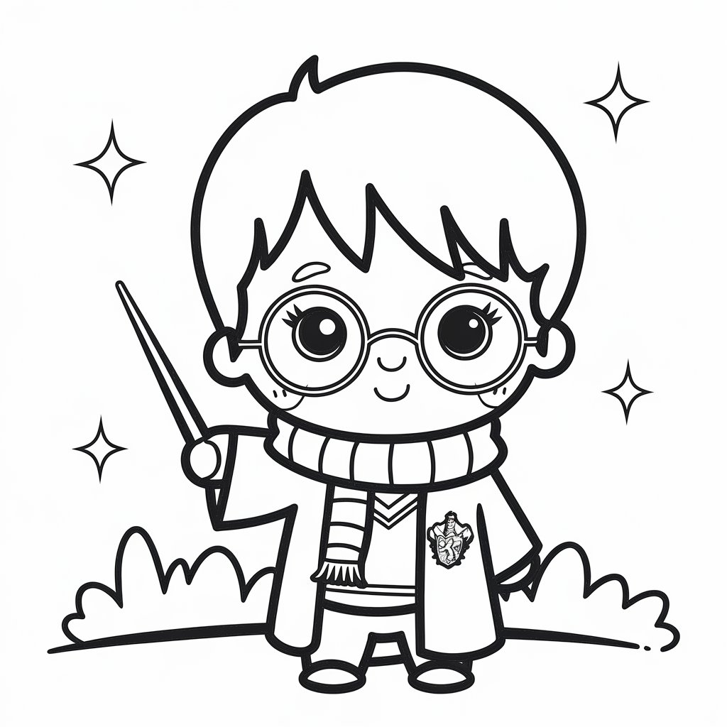 harry potter da colorare