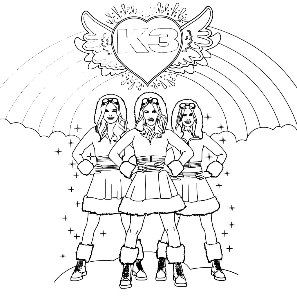 immagini k3 da colorare
