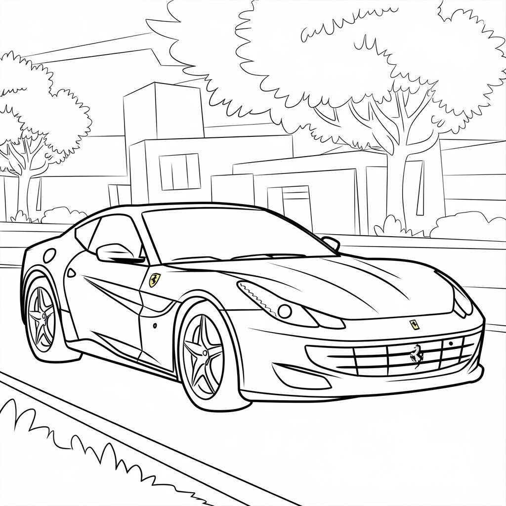 disegni da colorare lamborghini