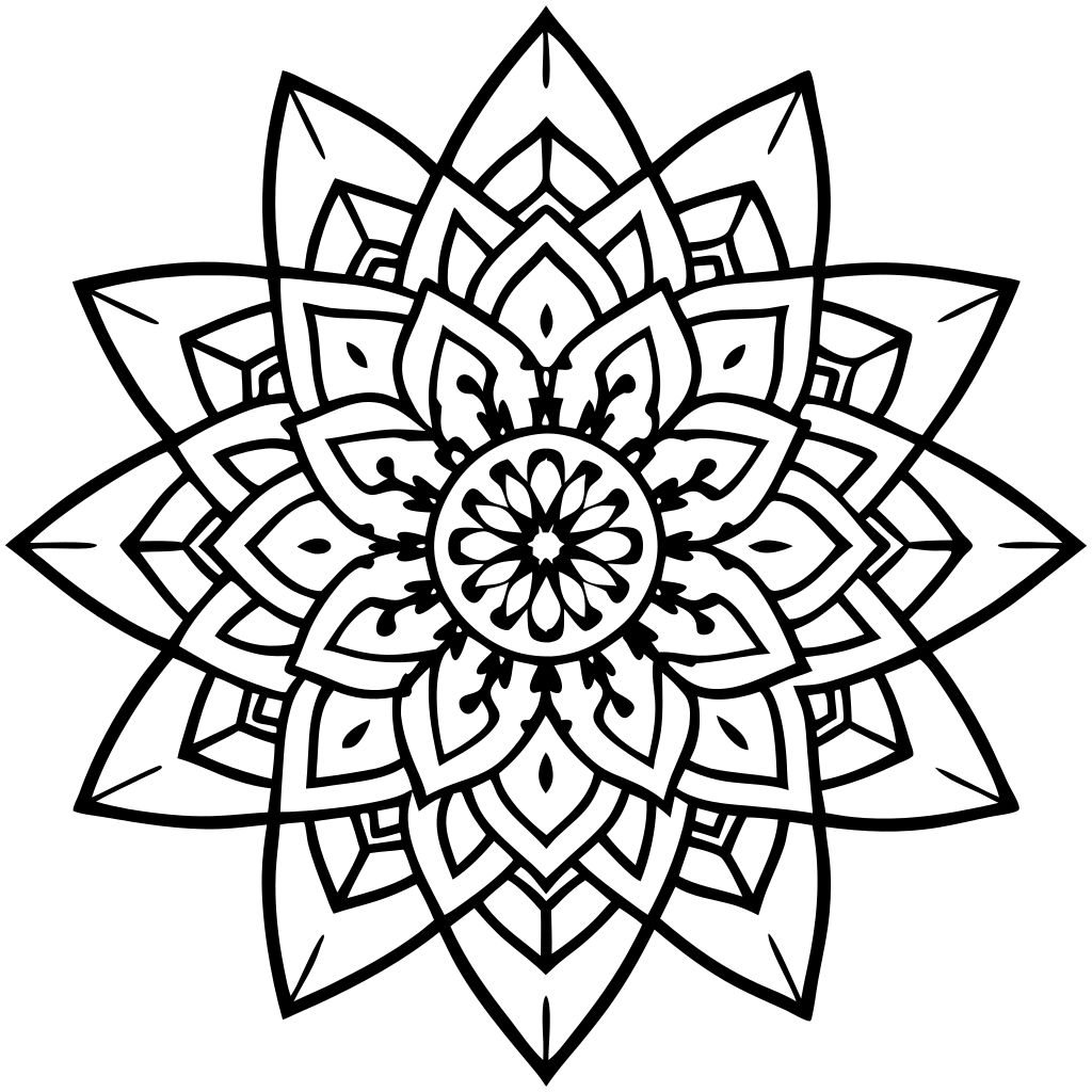 mandala da colorare animali