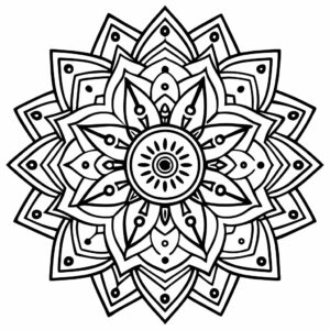 mandala colorato