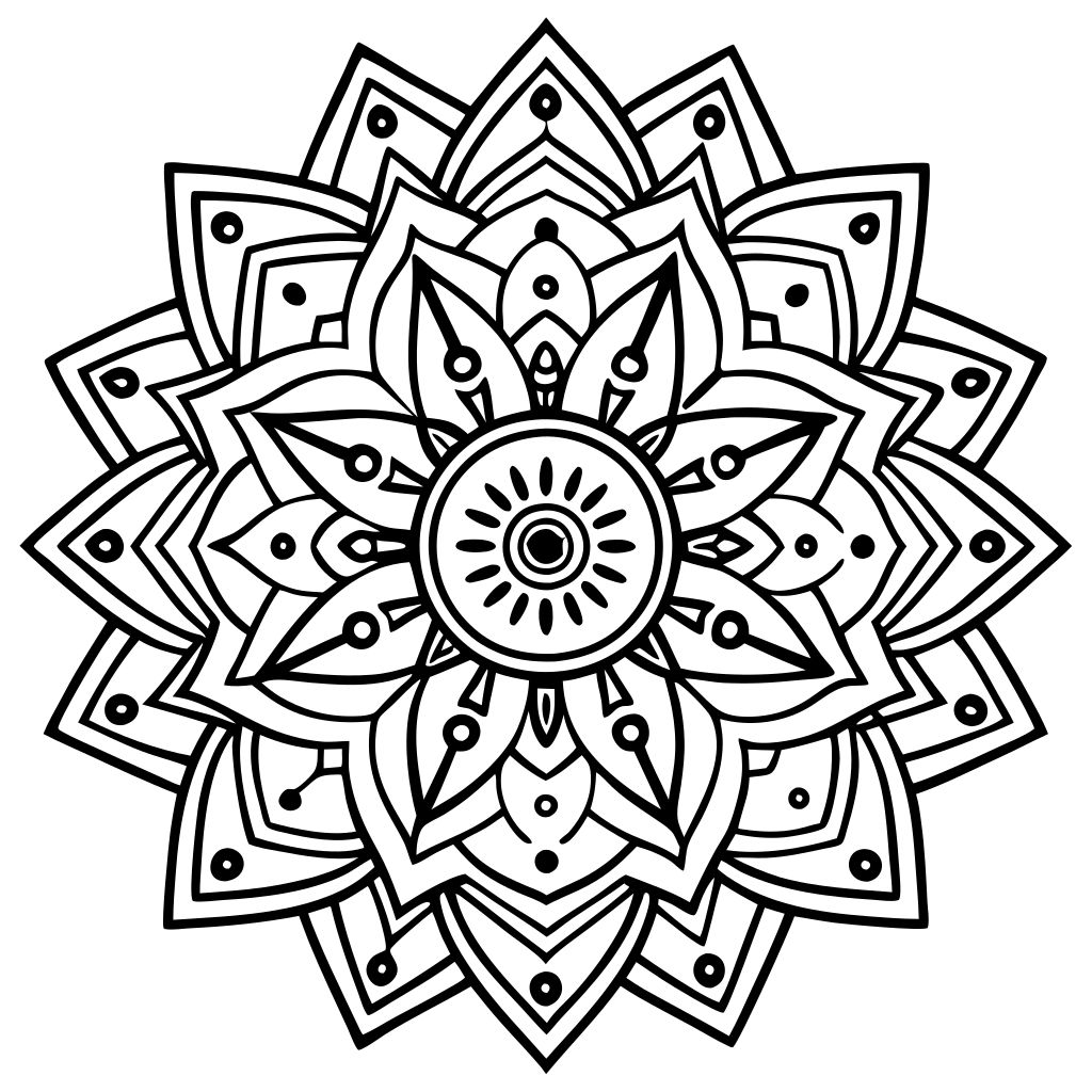 mandala colorato