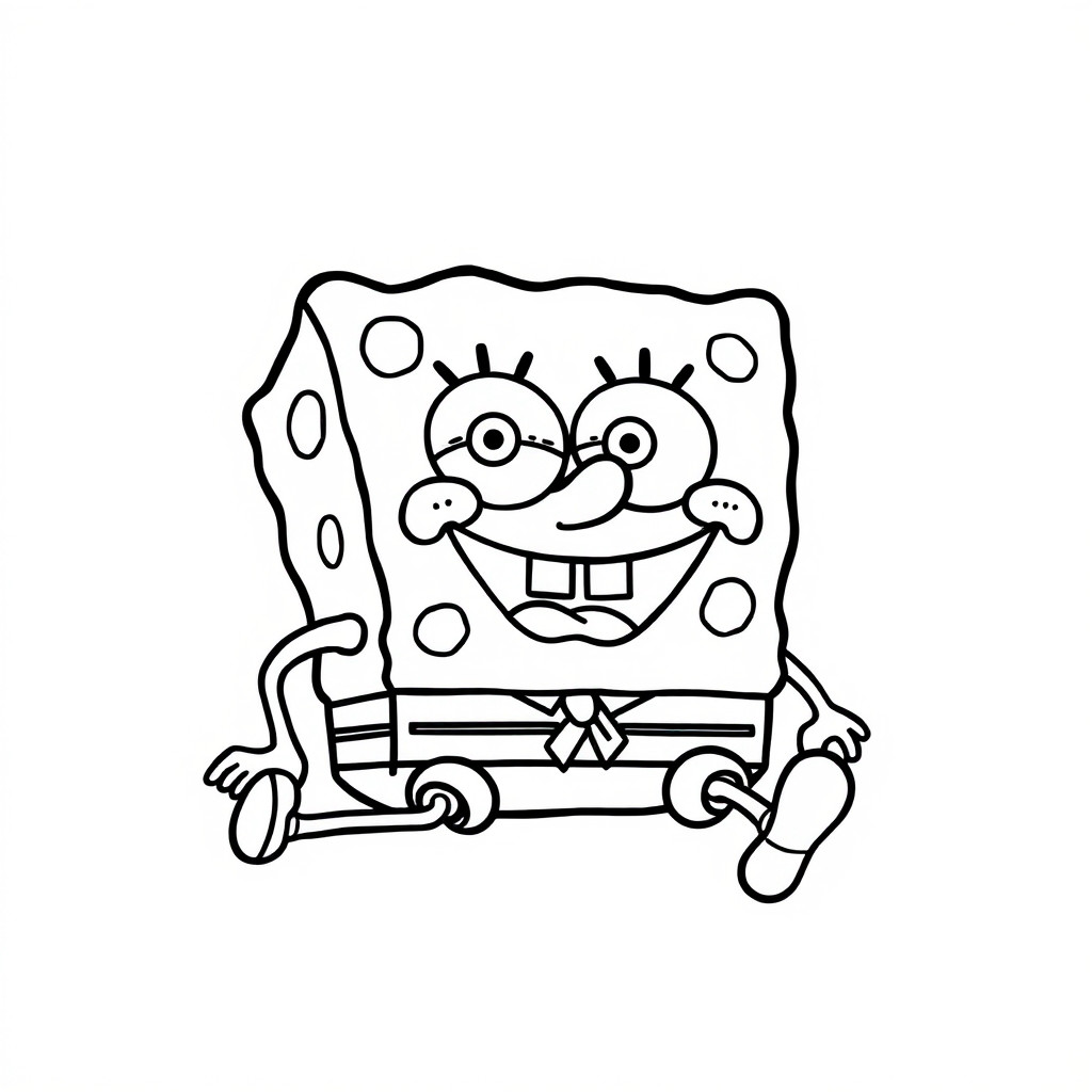 spongebob da stampare e colorare