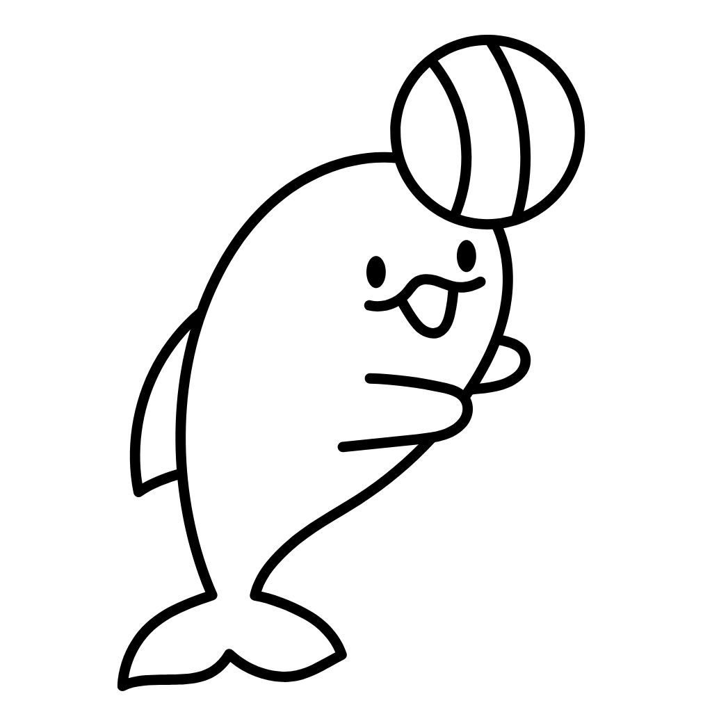 disegni delfini da colorare