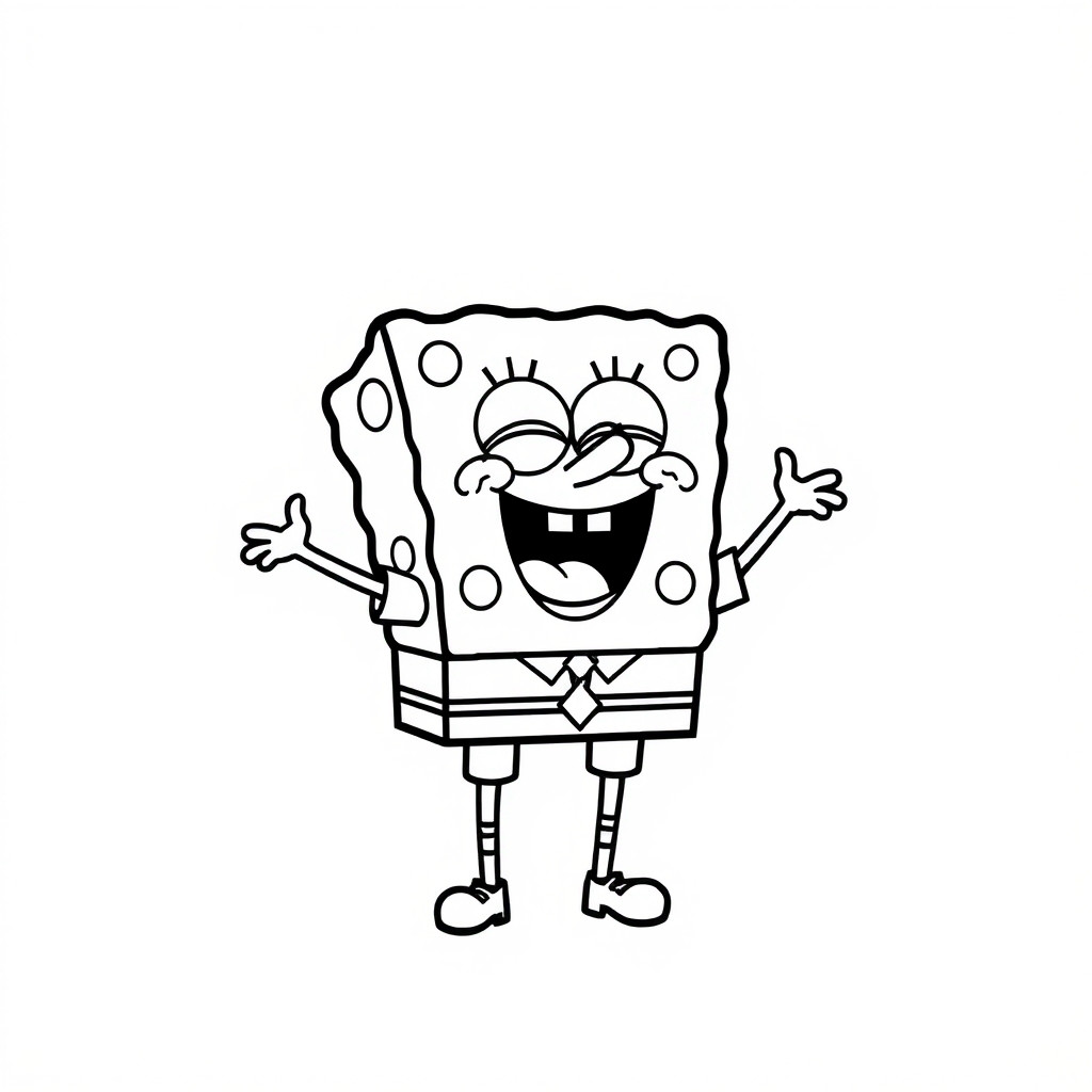 spongebob immagini da colorare