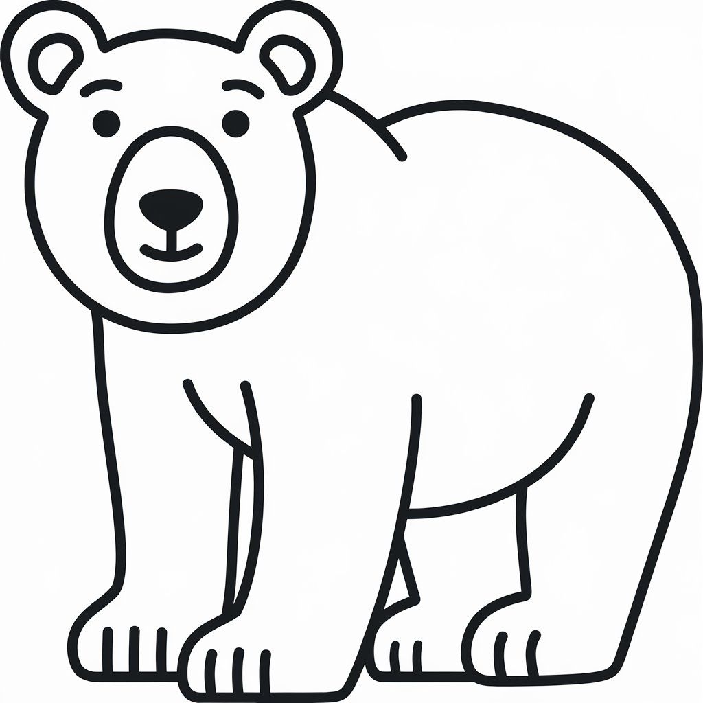 orso disegno da colorare