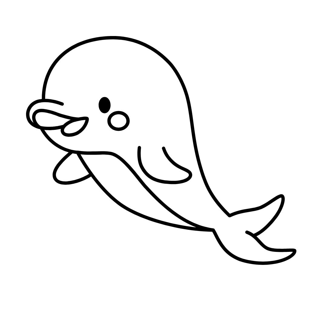 delfini da colorare