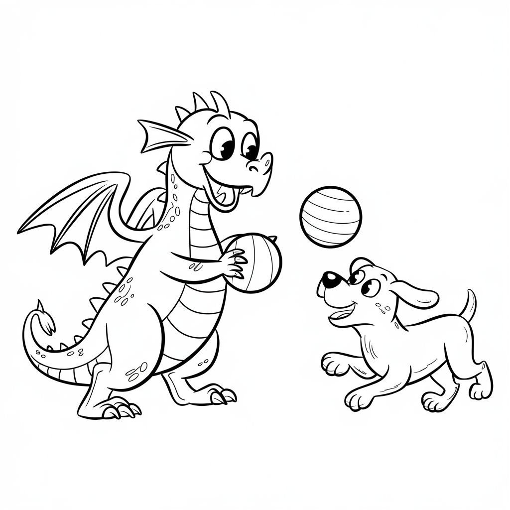 disegni da colorare di draghi