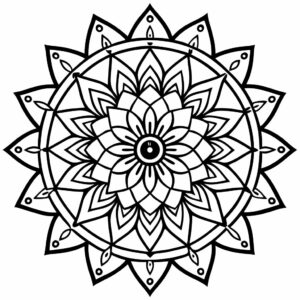 mandala da stampare e colorare