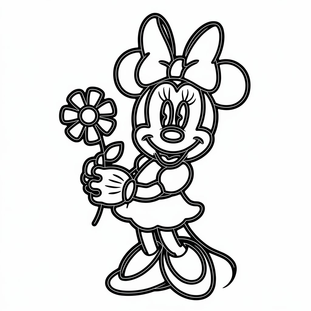 topolino e minnie da colorare