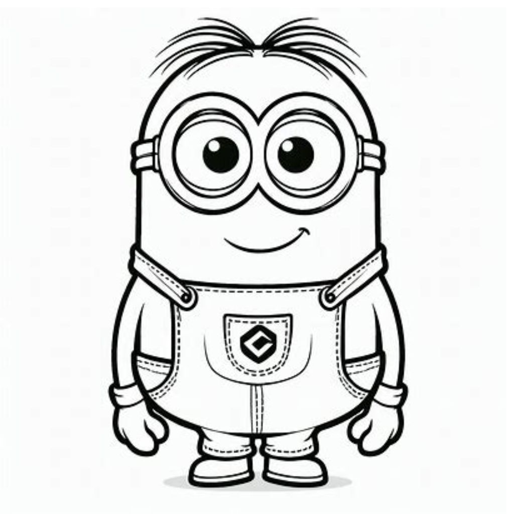 immagini di minion da colorare