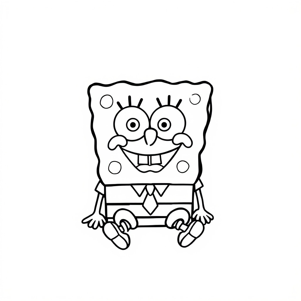 immagini da colorare spongebob