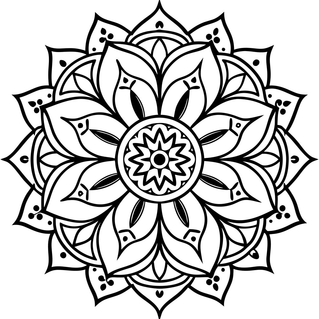 mandala da colorare e da stampare