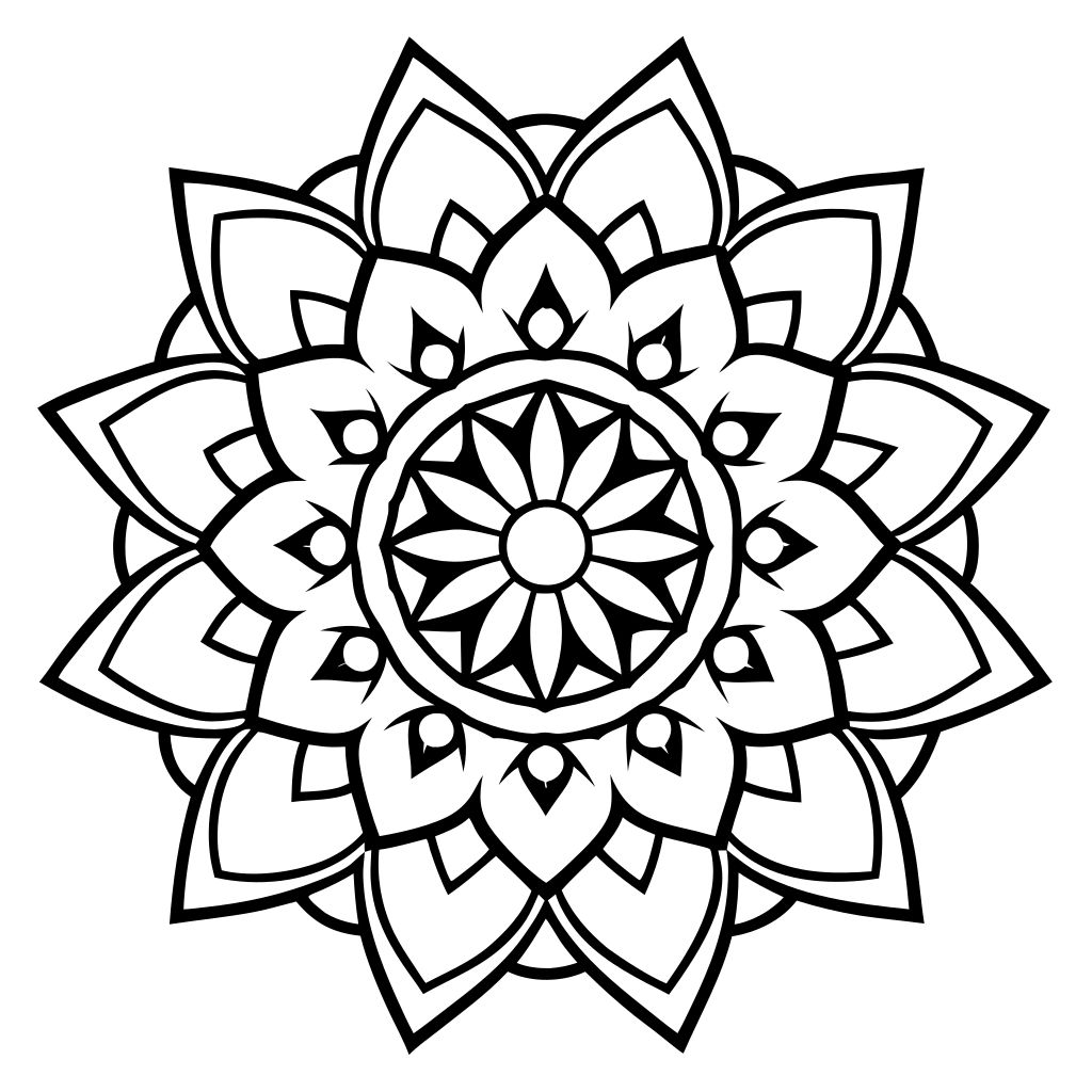 mandala da colorare e stampare