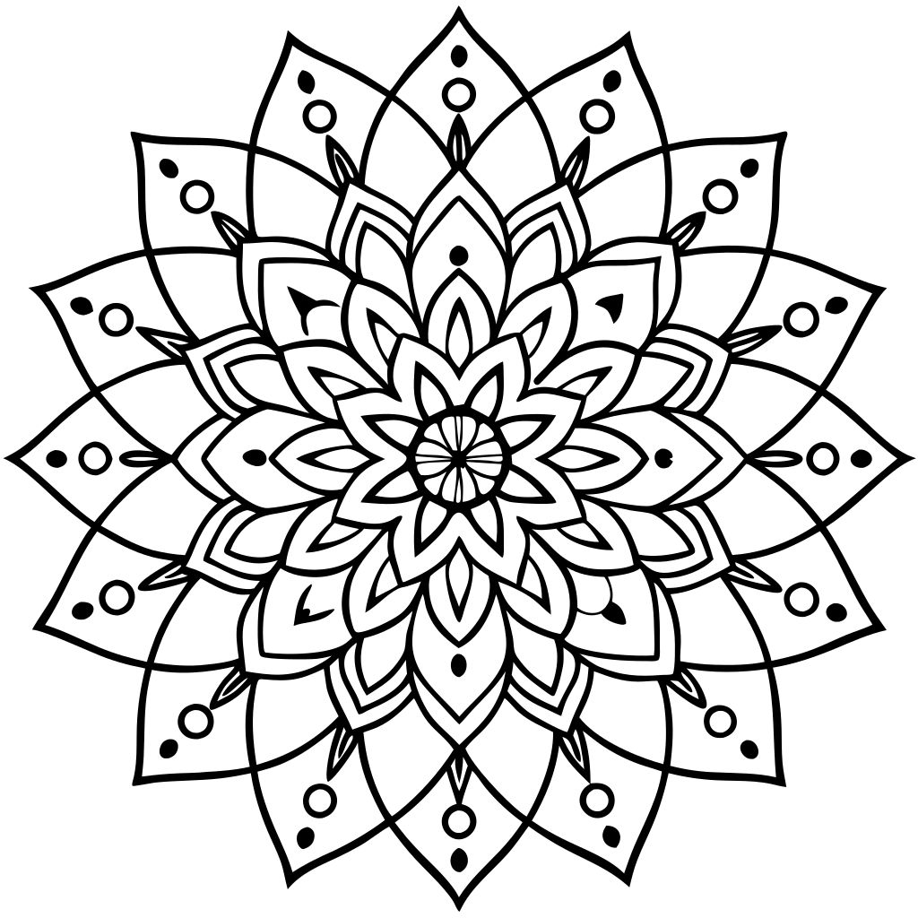 disegni mandala colorati