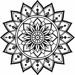 disegni di mandala da colorare