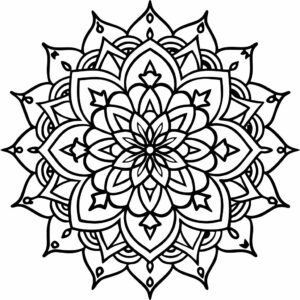 da colorare mandala