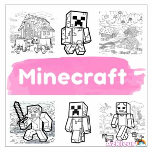 Minecraft da colorare