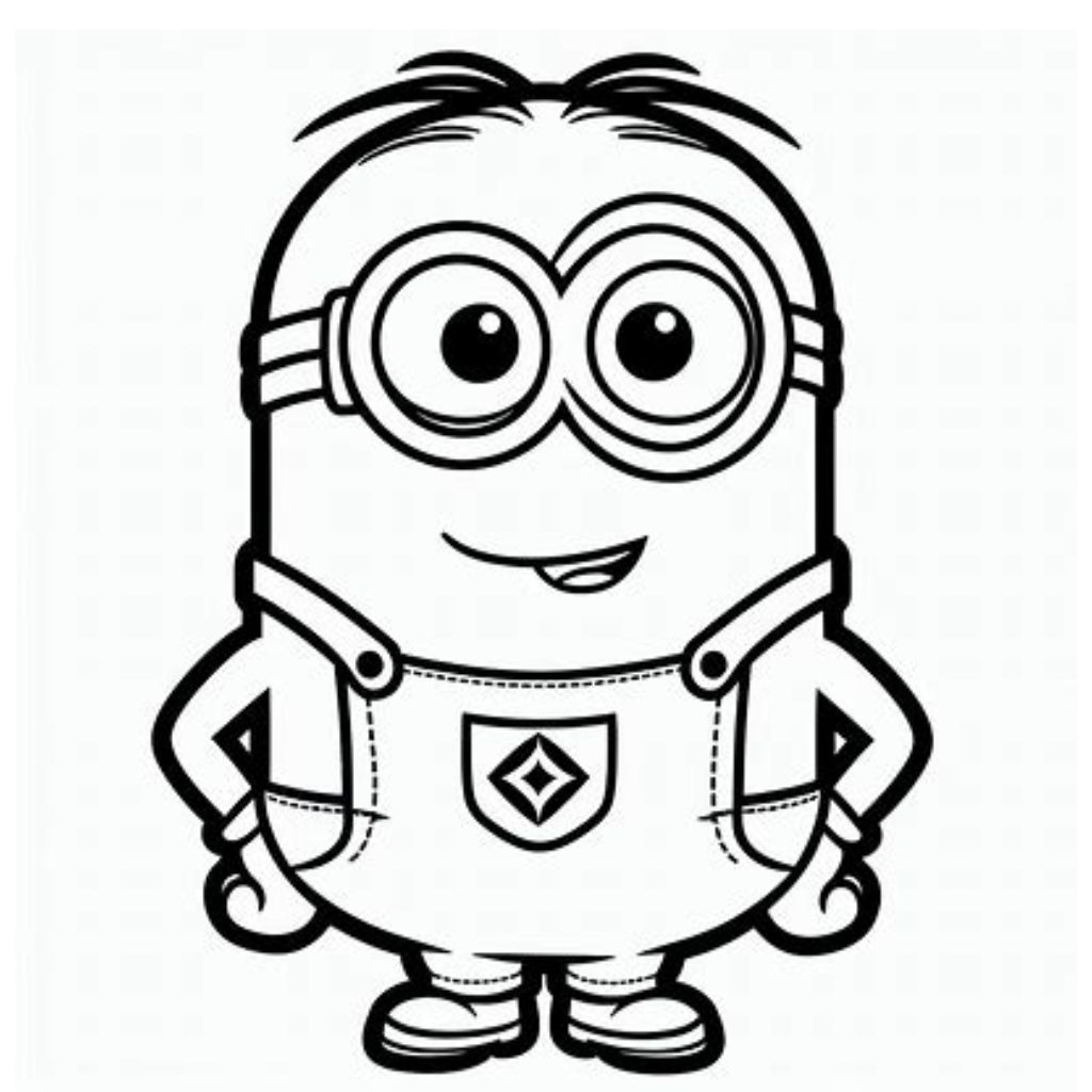 disegni minion da colorare