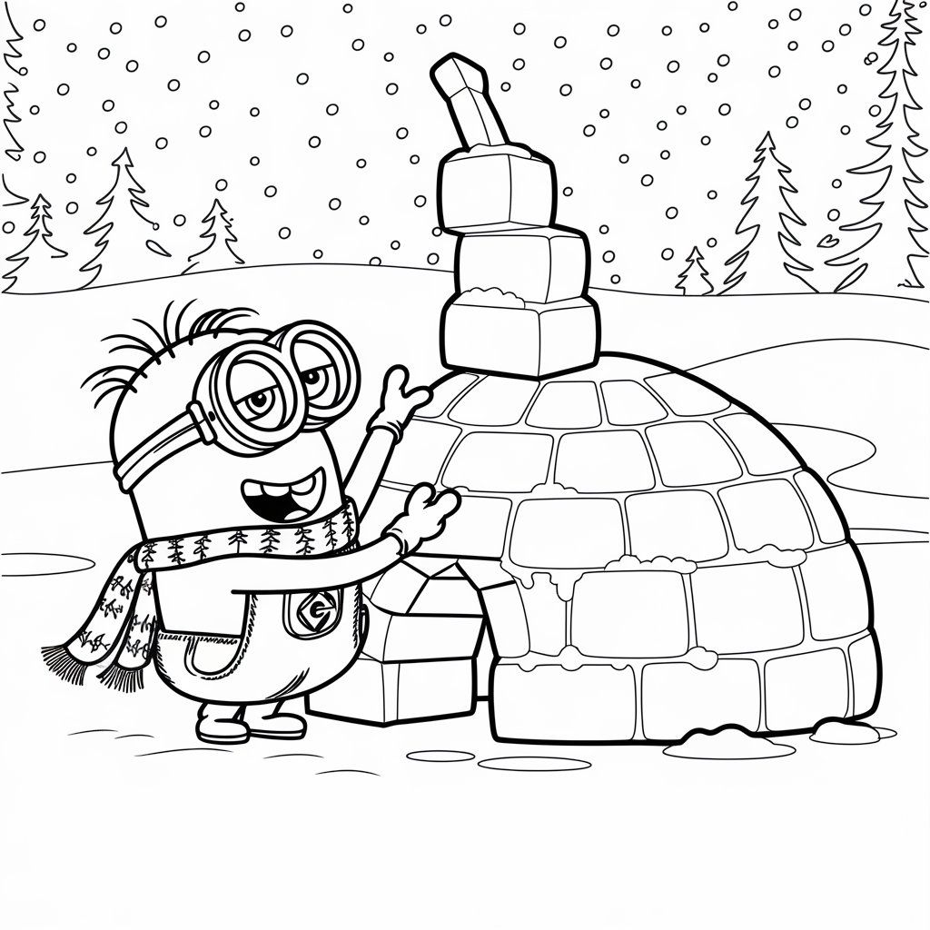 disegni da colorare di minions