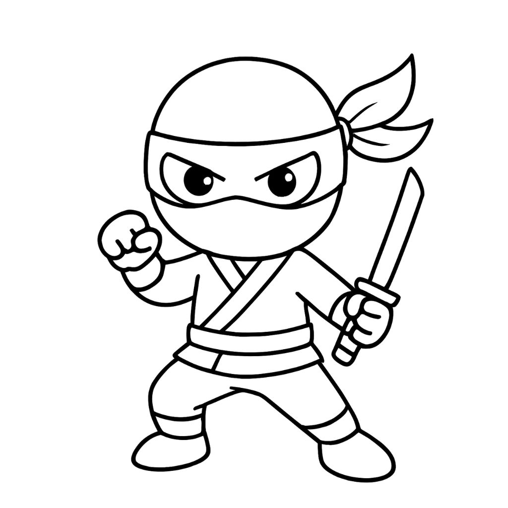disegni ninja