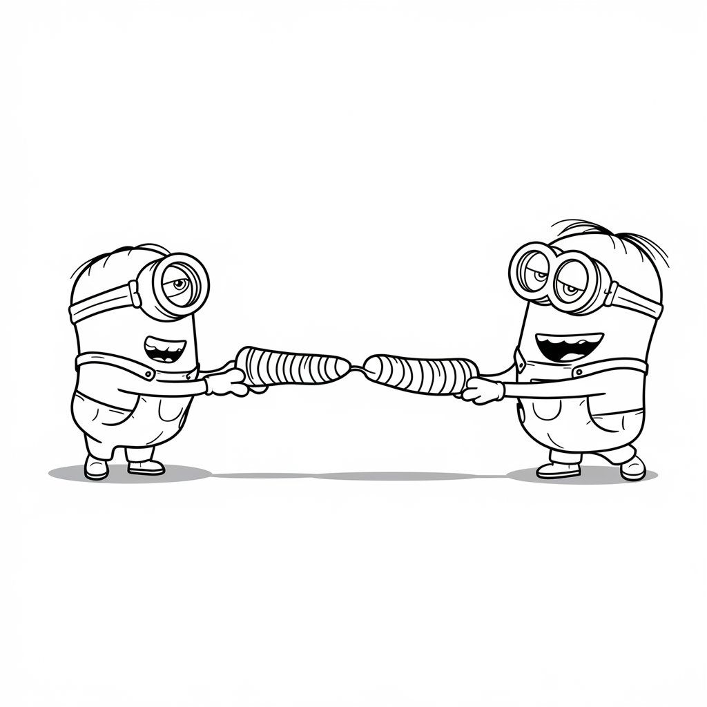 disegni dei minions da colorare