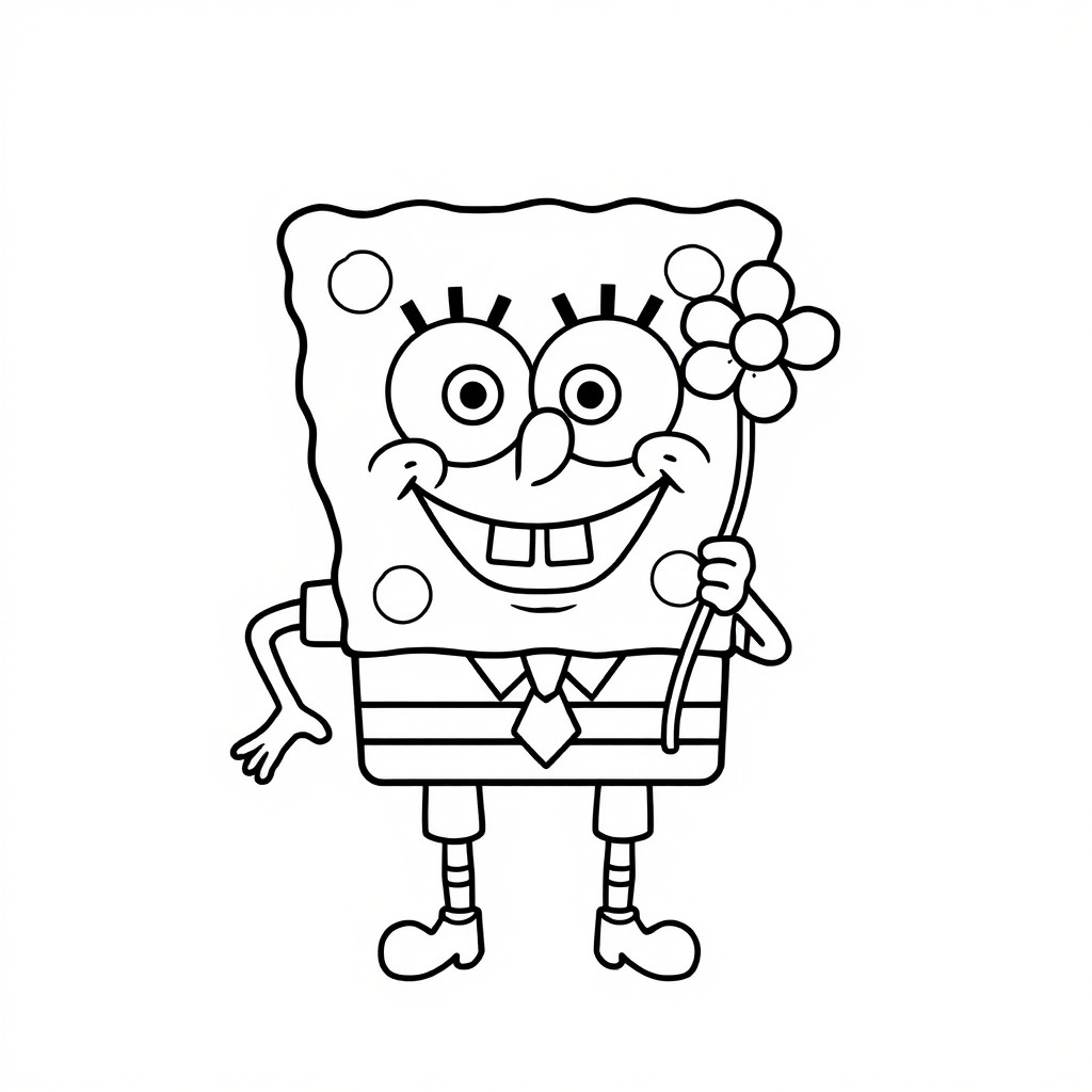 immagini da colorare di spongebob