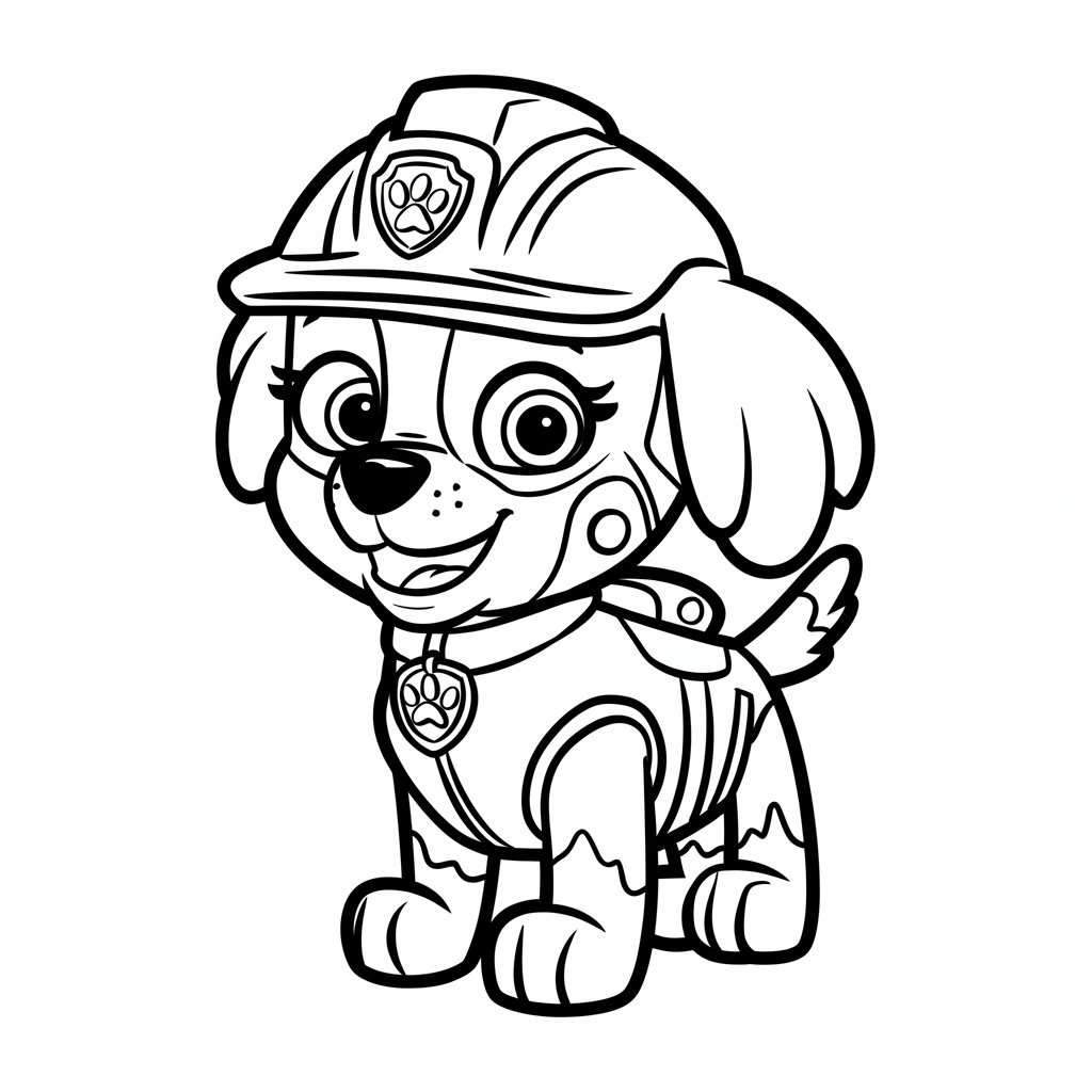 paw patrol immagini da colorare