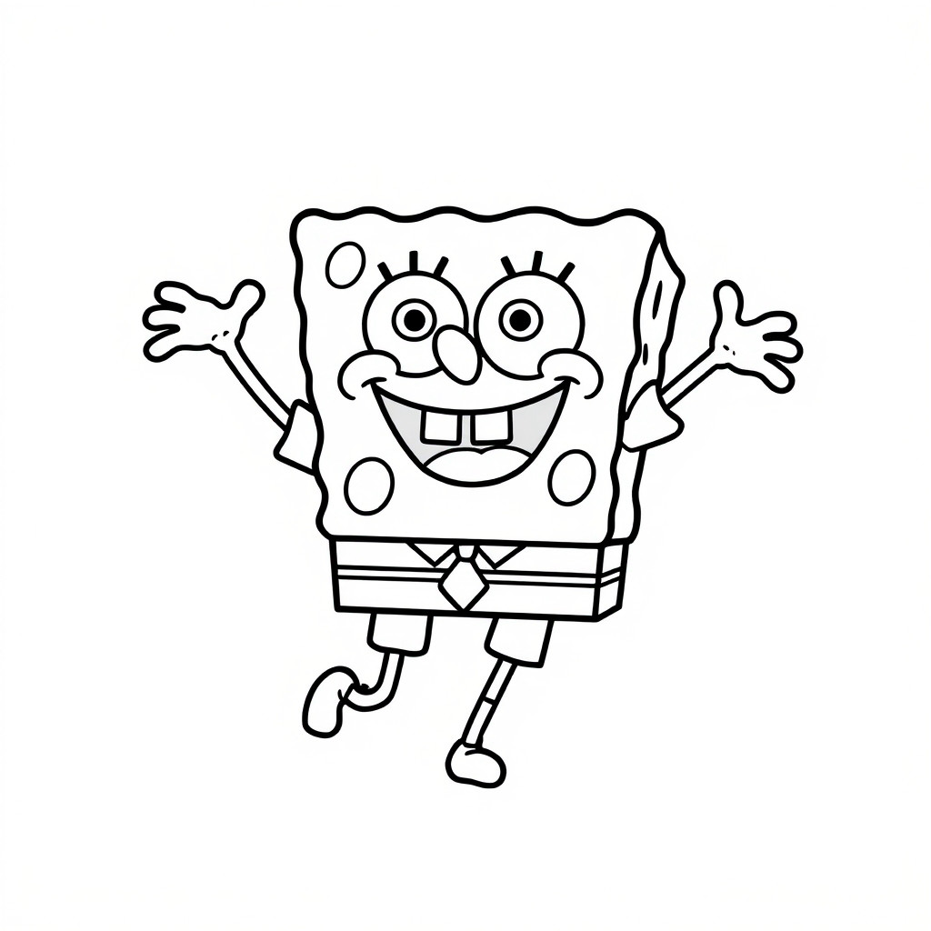 immagini spongebob da colorare