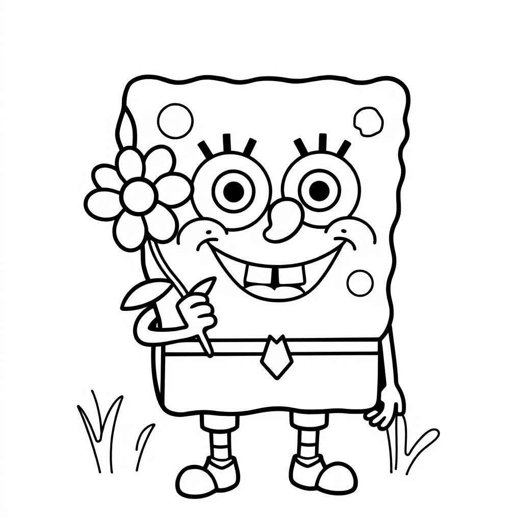 spongebob disegni da colorare