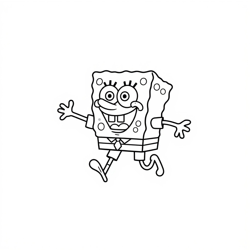 disegno spongebob da colorare
