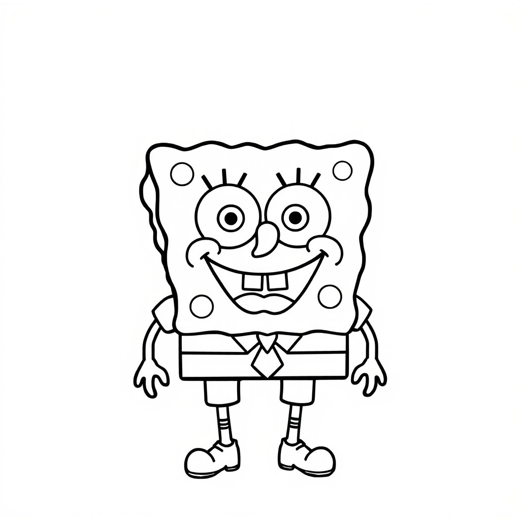disegni spongebob da colorare