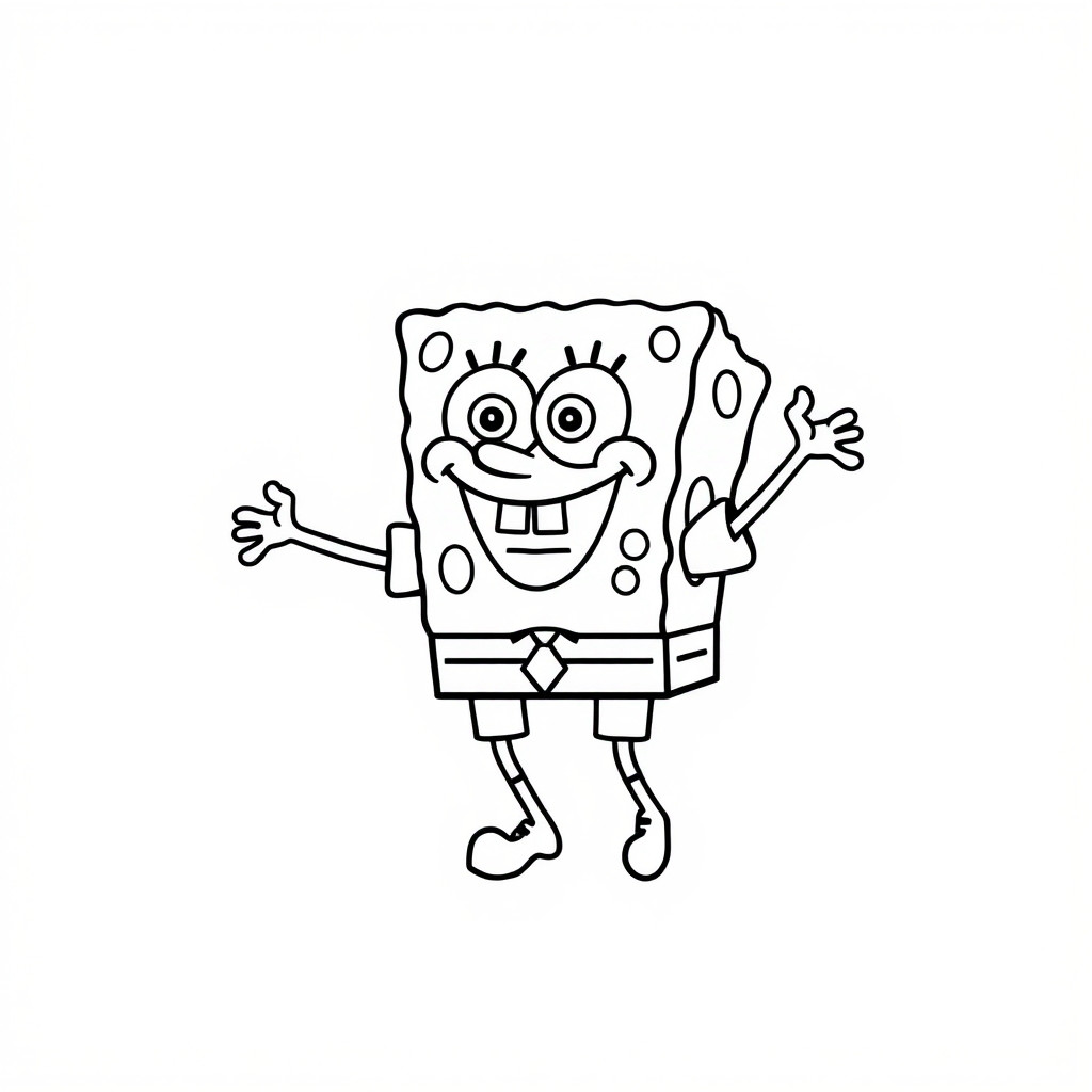 disegno da colorare spongebob