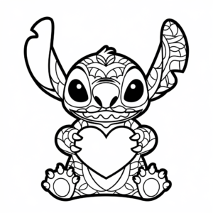 mandala stitch colorare