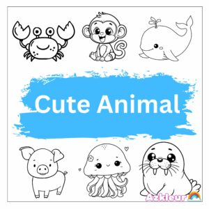 Animali Kawaii da Colorare