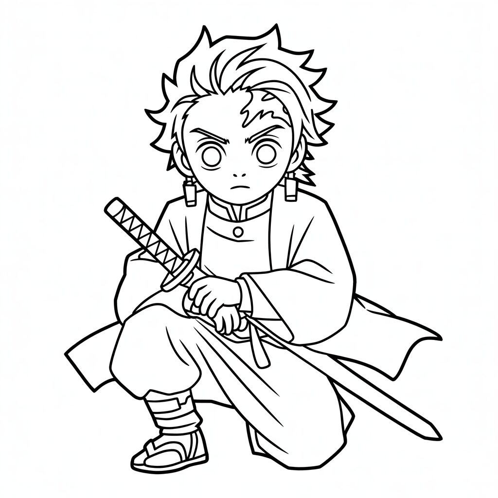 Stampa gratis disegno di Demon Slayer