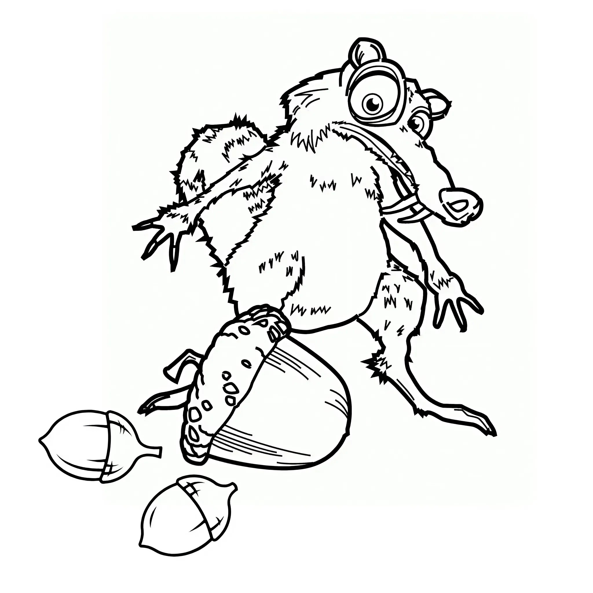 l'era glaciale da colorare