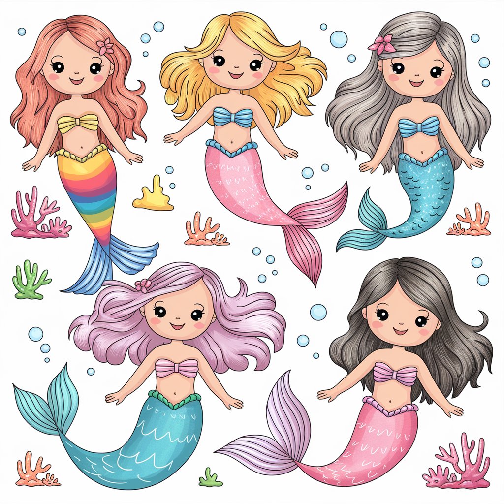 Quale colore è il più bello per una sirena? cover