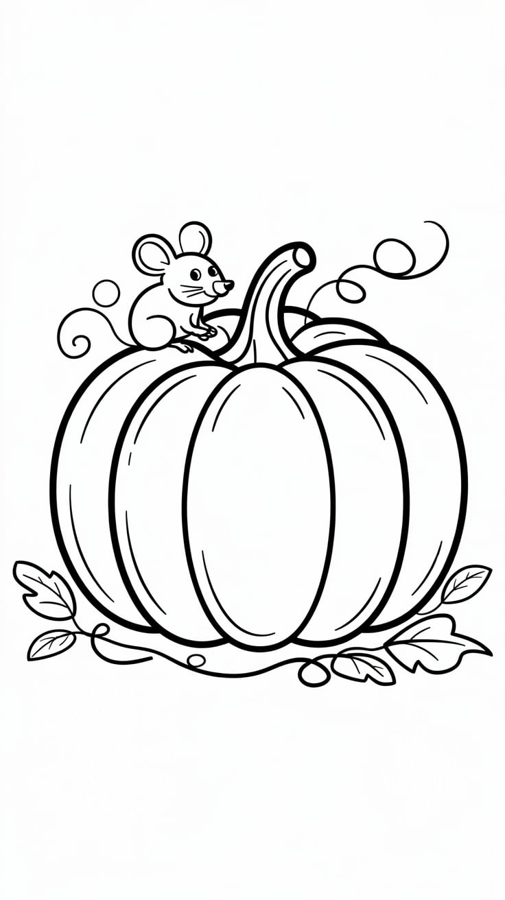 zucche da colorare stampare