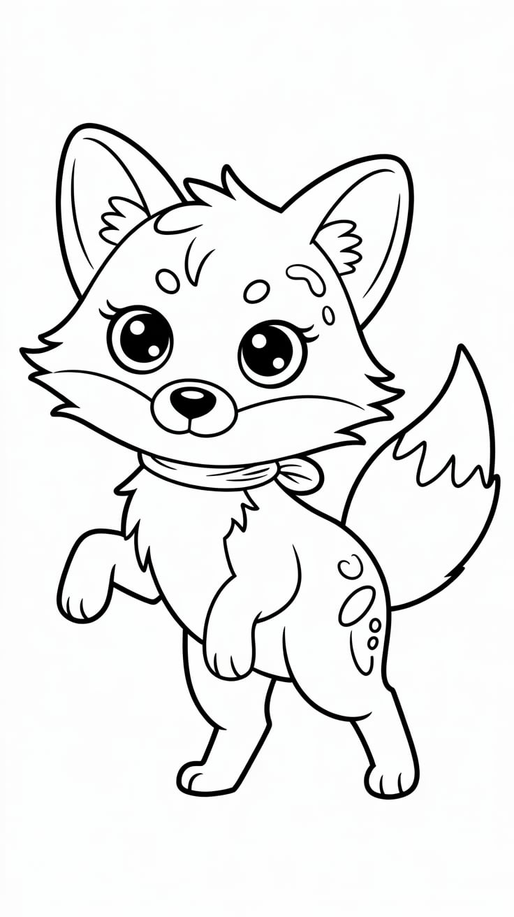 disegni da colorare volpi