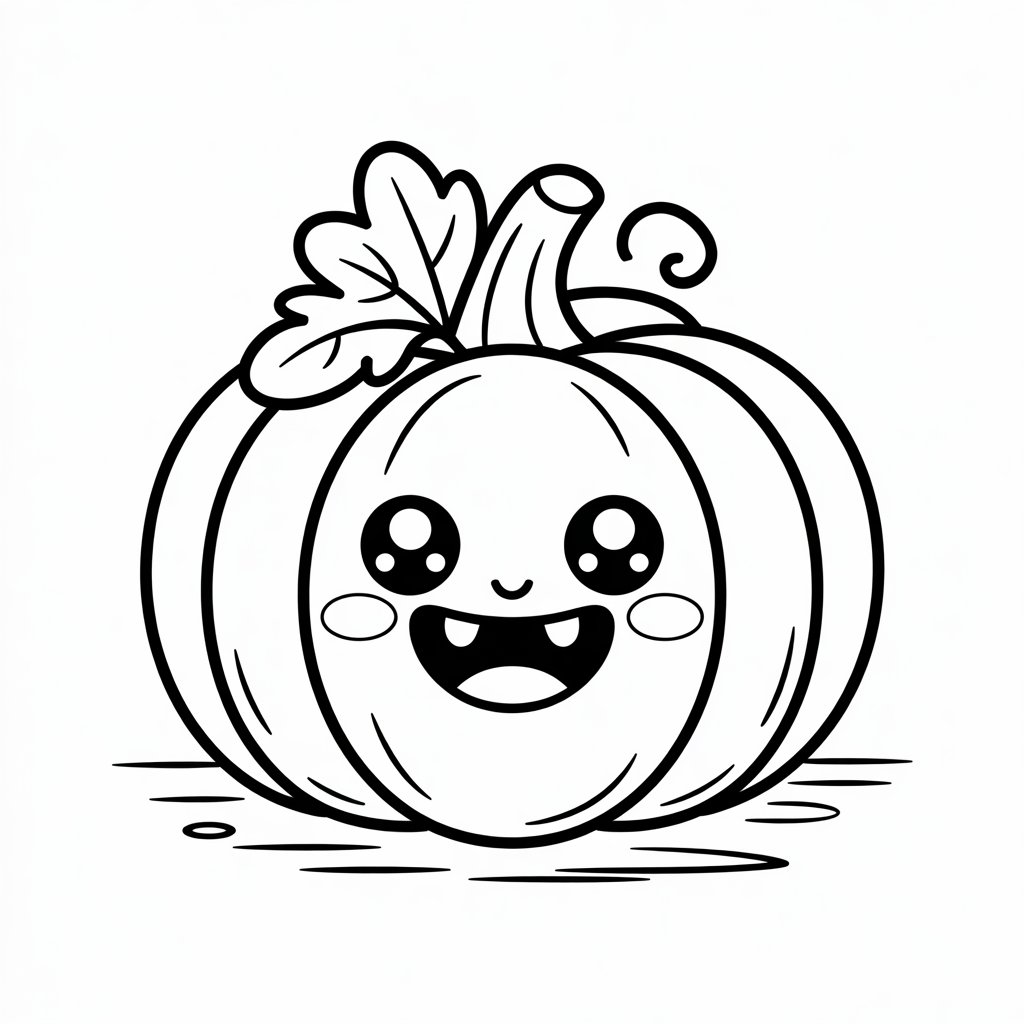 disegni da colorare zucca