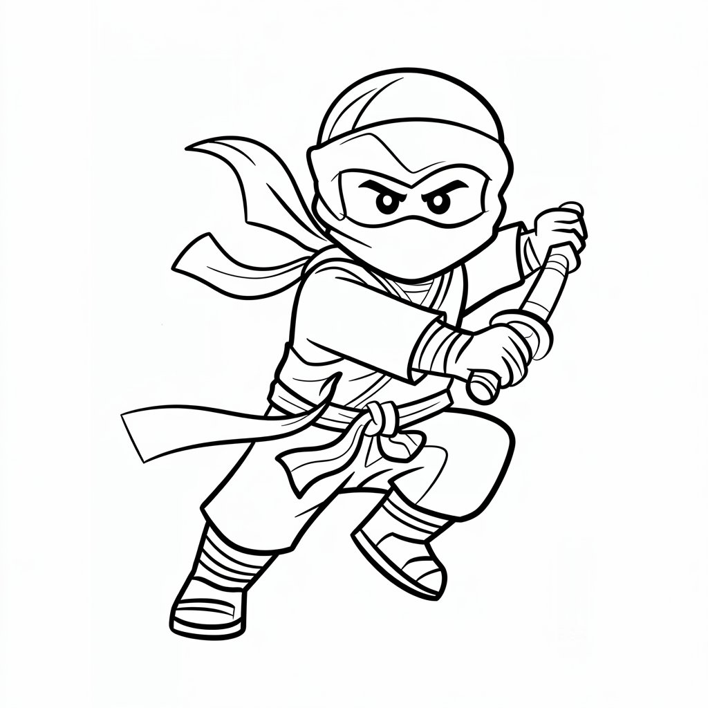 disegno da colorare ninjago