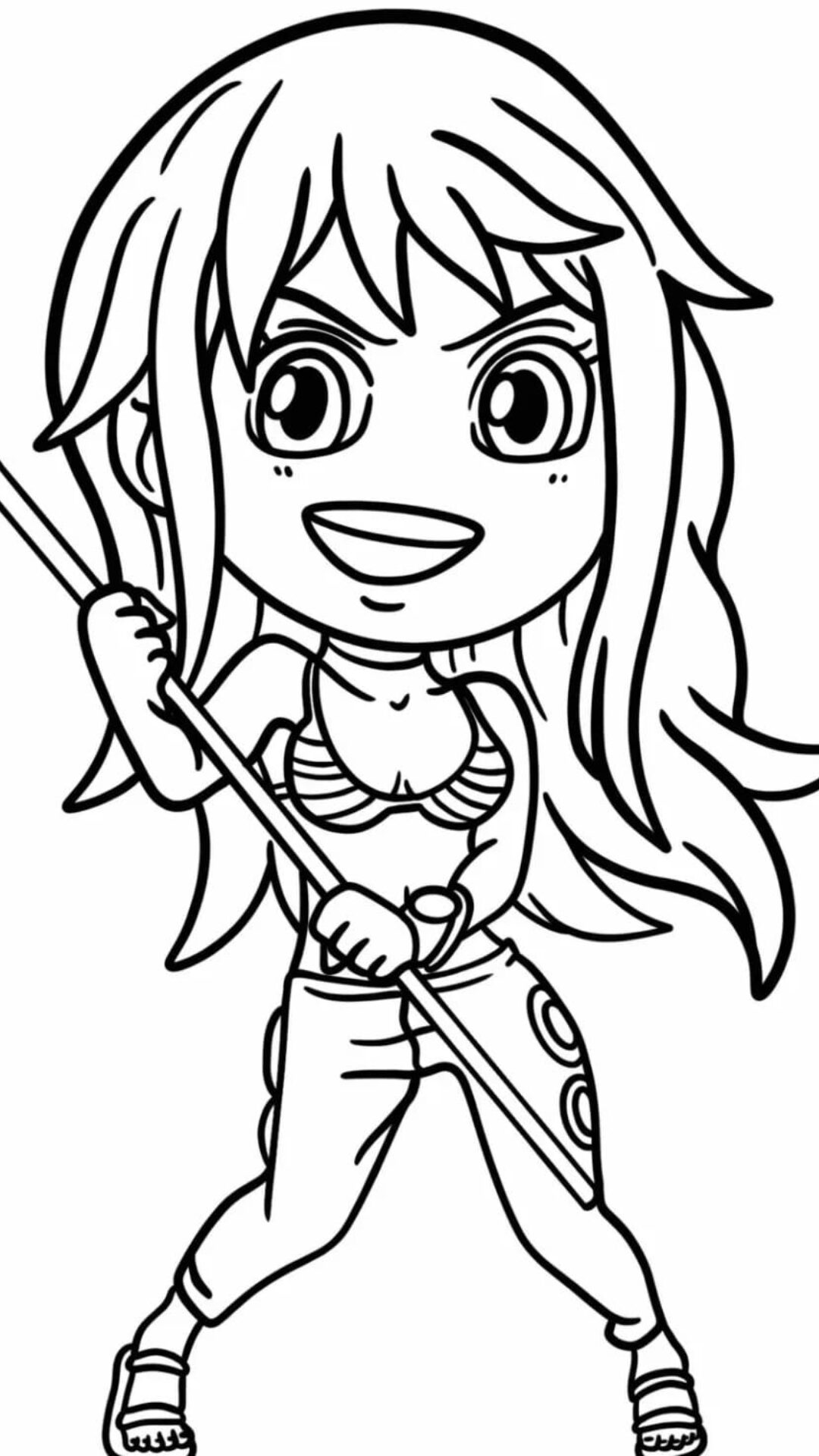 nami one piece da colorare