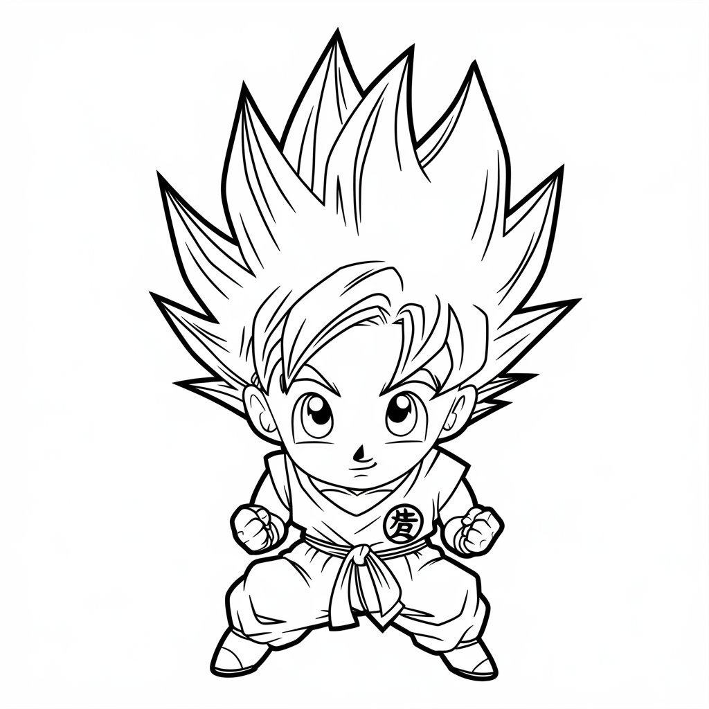 disegni di dragon ball z da colorare