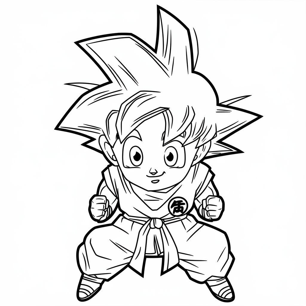 dragon ball z disegni da colorare
