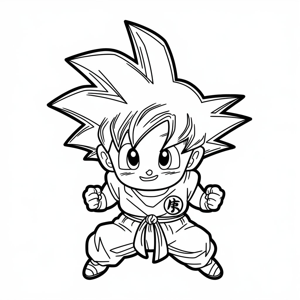 disegni da colorare di dragon ball z